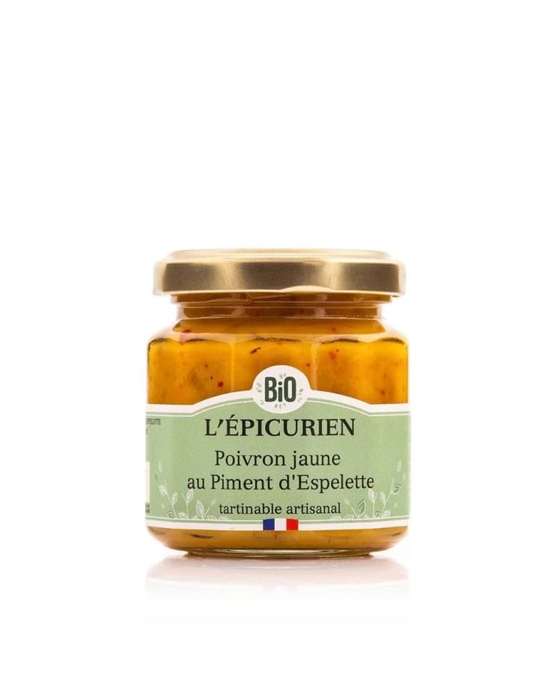 Poivron Jaune au Piment d'Espelette bio