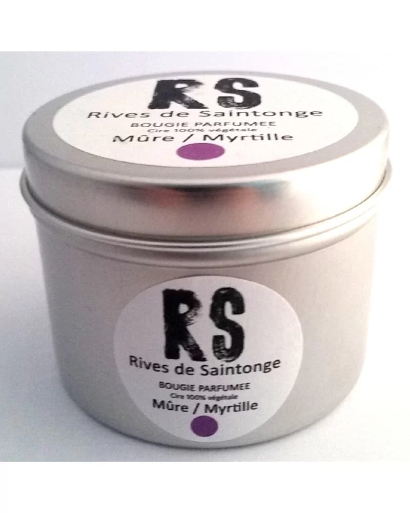 Bougie parfumée naturelle Mûre et Myrtille