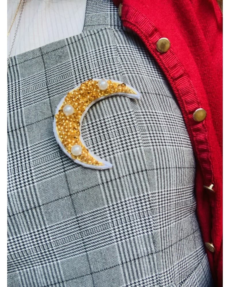 Broche Lune