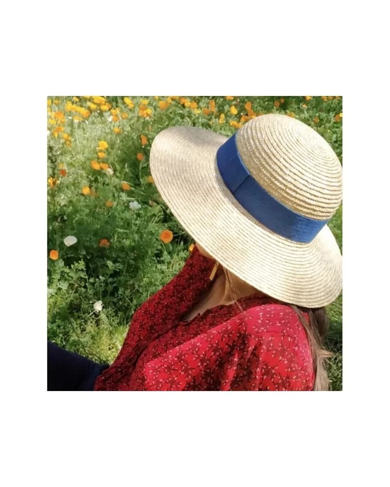 Chapeau Capeline En Paille