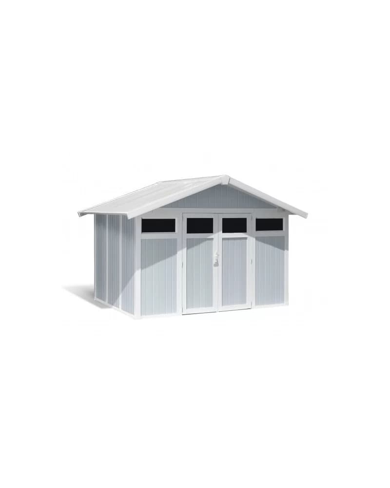 Abri De Jardin Utility 7,5 M² - Gris Bleu