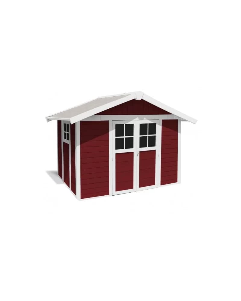 Abri De Jardin Déco 7,5 M² - Rouge
