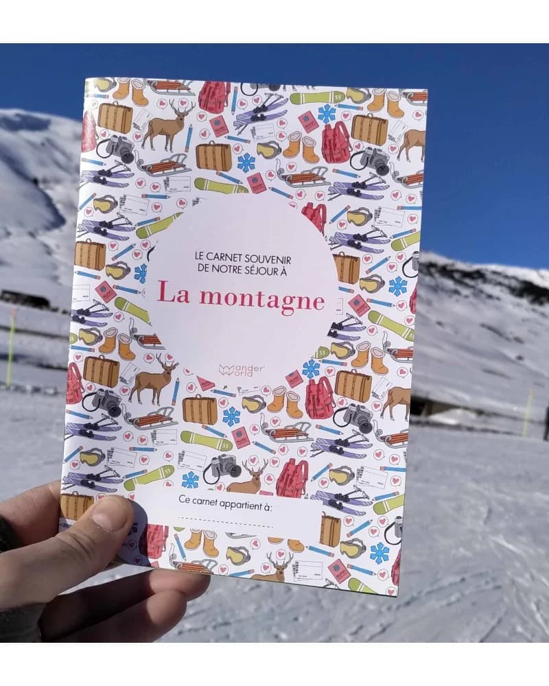 Carnet Souvenir De Séjour À La Montagne