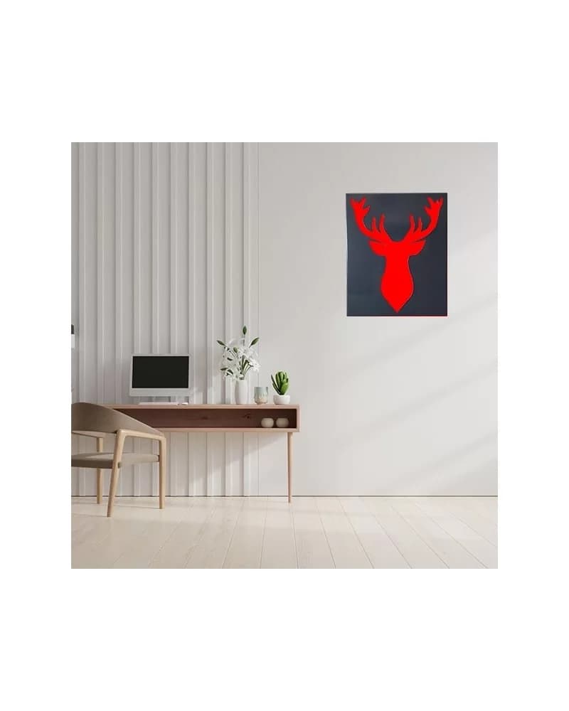 Cadre Cerf L Métal
