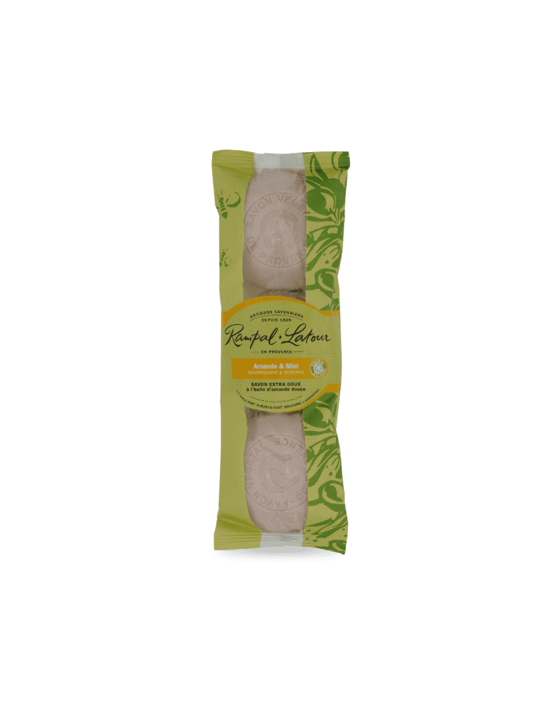 Savons surgras Amande 3x150g